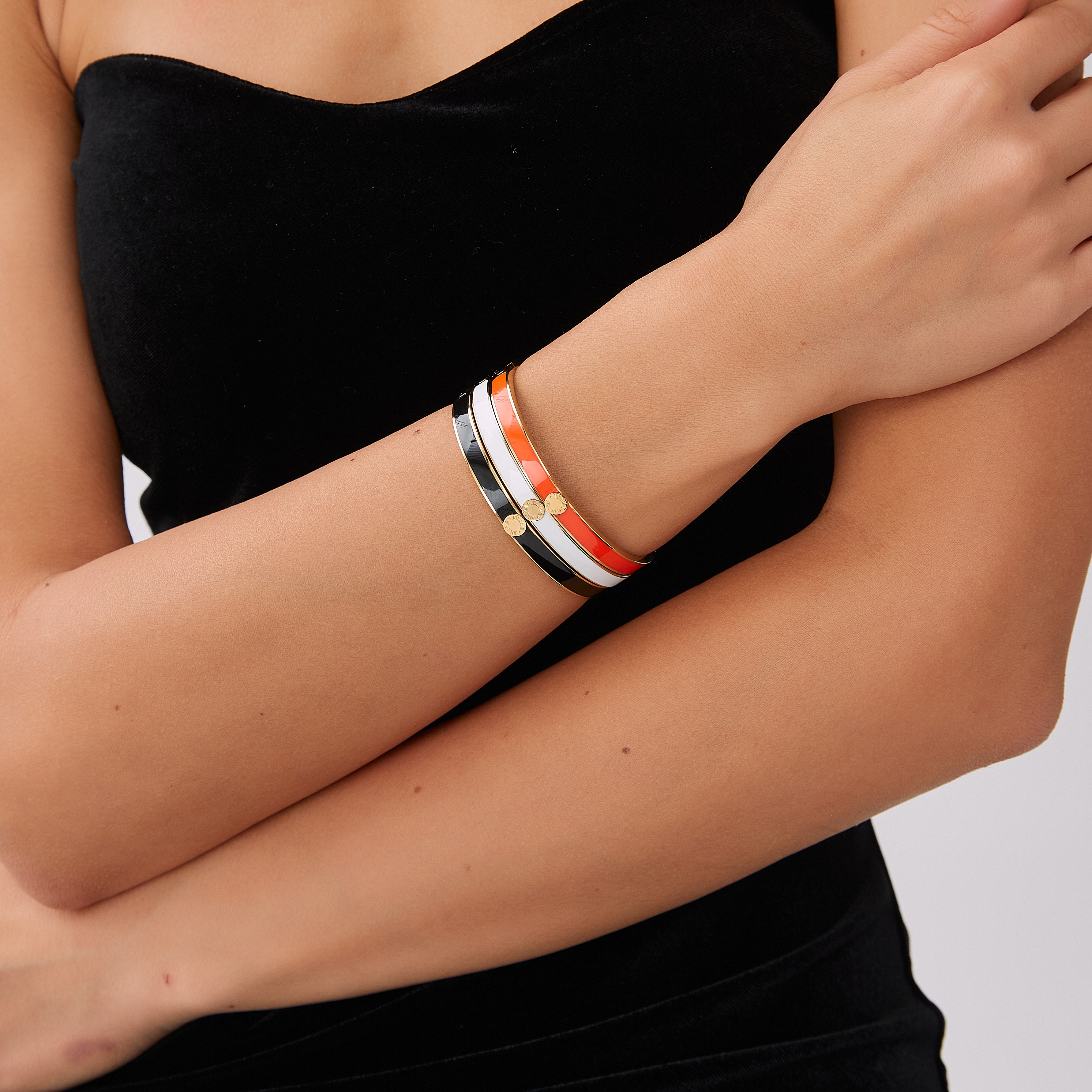 Palermo bangle  black gold - 4