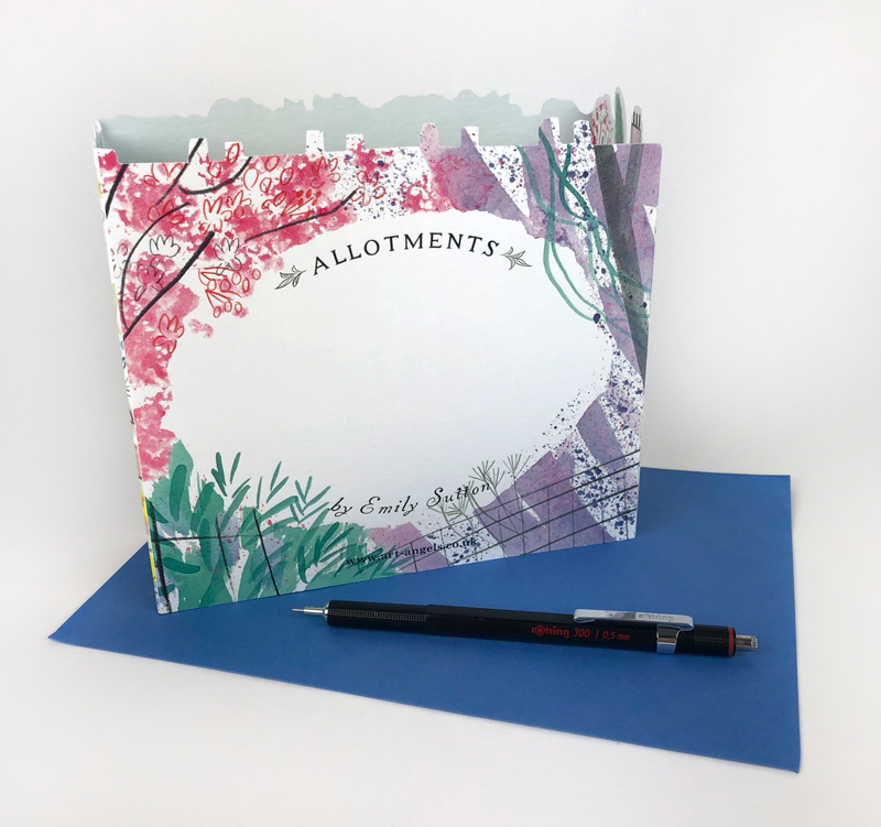 Blackbird, 3D allotment card - 3