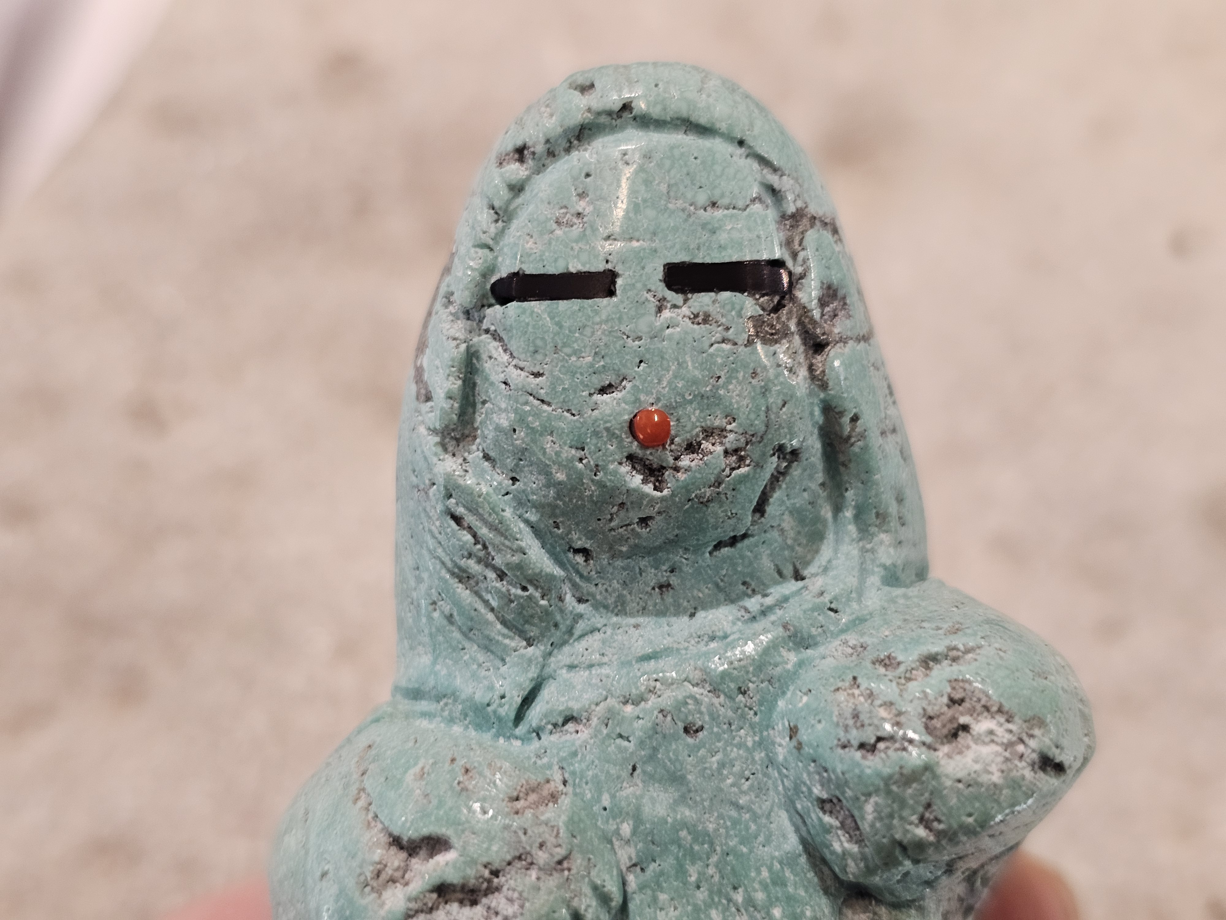 Zunifetish, Corn maiden 9cm high + base. - 5
