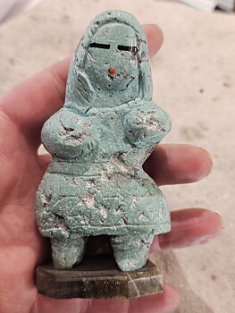 Zunifetish, Corn maiden 9cm high + base.