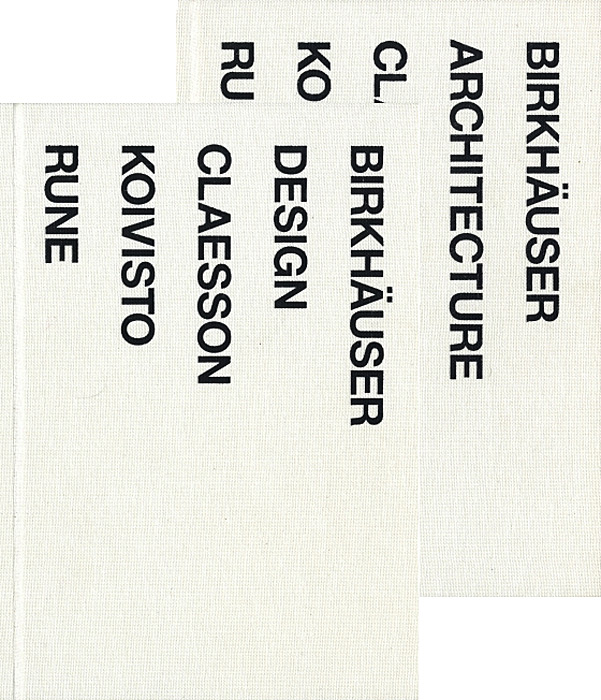 Claesson Koivisto Rune: Architecture/Design