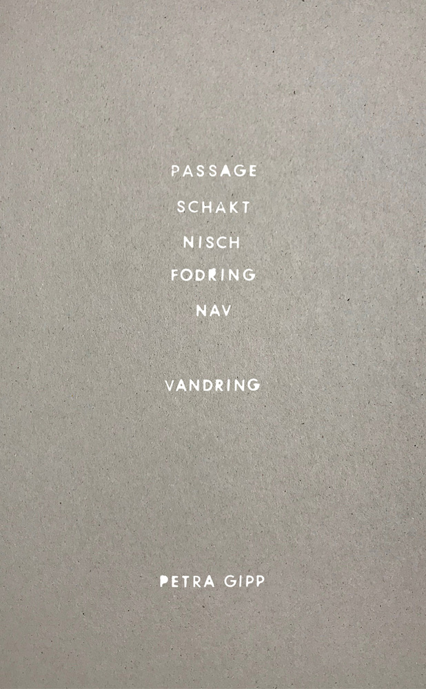 Petra Gipp: Passage schakt nisch fodring nav vandring