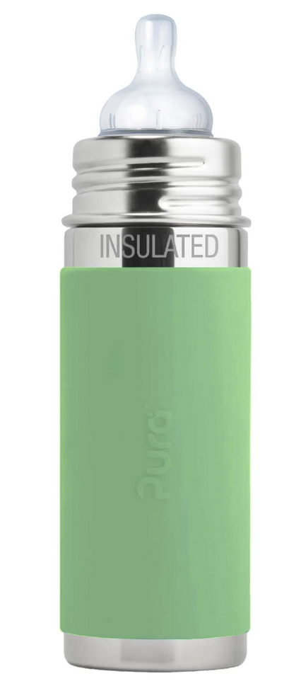 Pura termos tuttipullo 260 ml ruostumaton teräs - moss