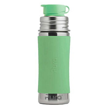 Pura Sport vattenflaska i stål 325 ml – Moss