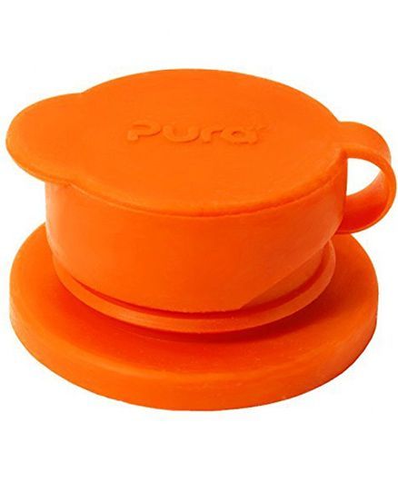 Orange sportshætte til Pura vandflaske