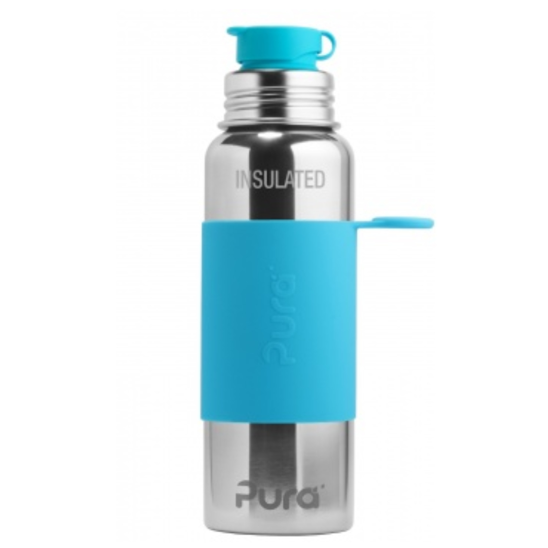 Pura-isoleret vandflaske rustfrit stål 650 ml - Aqua