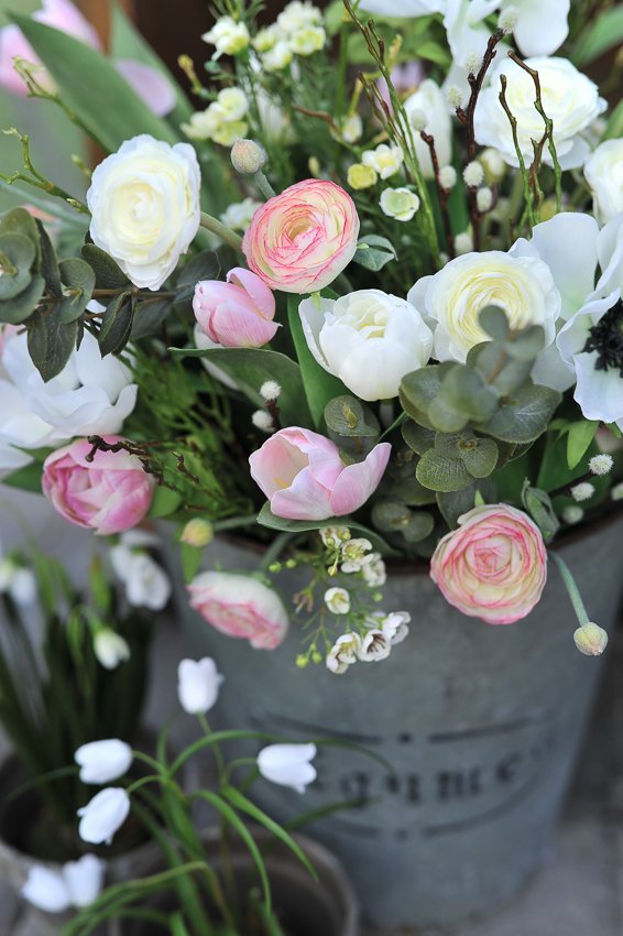 RANUNKEL - RANUNCEL - LJUSROSA - 34 CM - 7