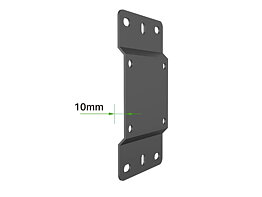 M Pro Series - Wallmount Plate Slim Small