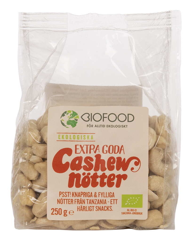 Cashewnötter 200 gr Eko.