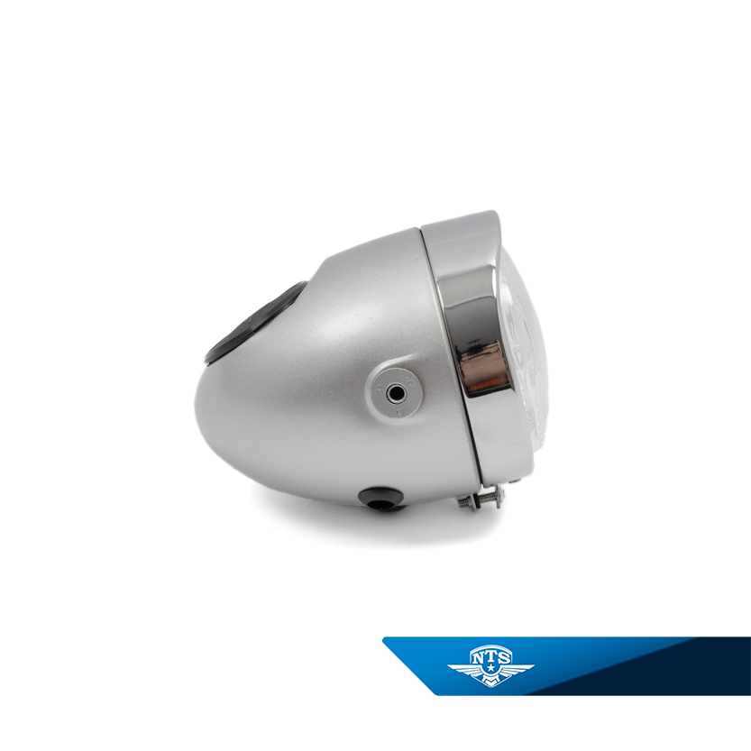 Lantern Grey (Silver Metallic), Puch Maxi / Mustang Mamba, 617 / MCB 1238. 106 mm mellem fastgørelseshullerne - 2