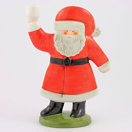 Lisa Larson (Goebel 1987) Candleholder Santa 19 cm