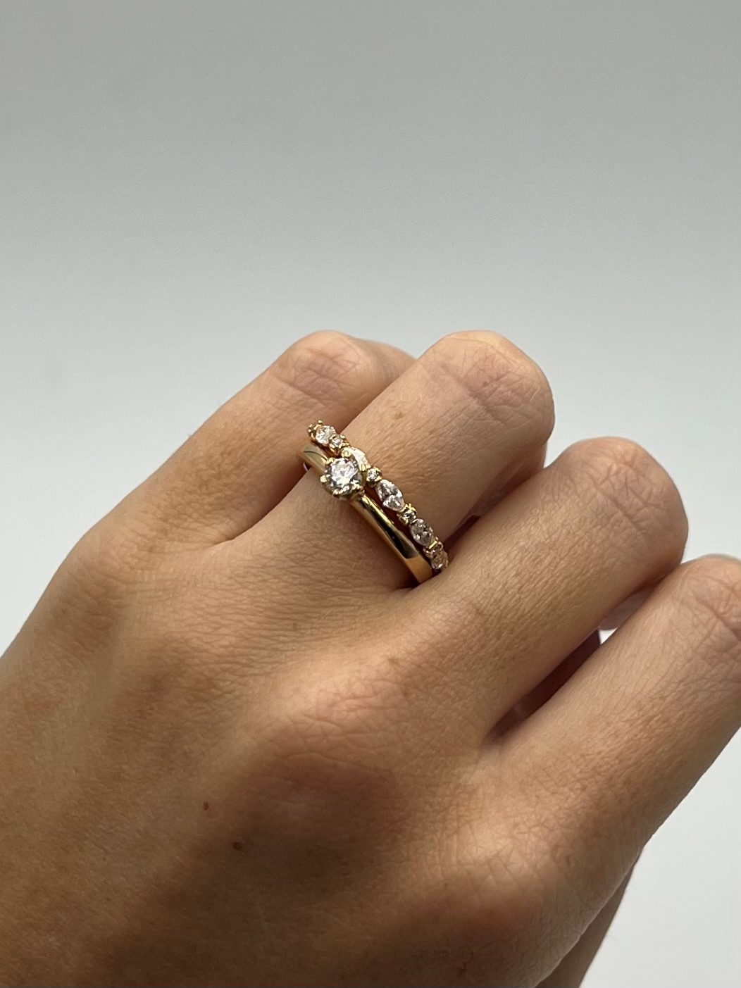 Ring Julia handgjord diamant guld 18 karat  - 3