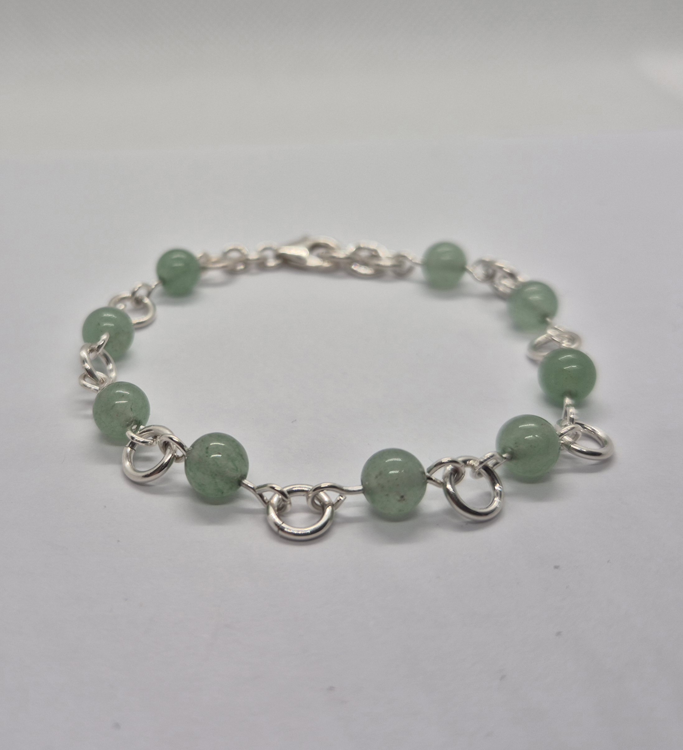 Armbandskedja, Aventurin - 925 Sterling Silver - 3