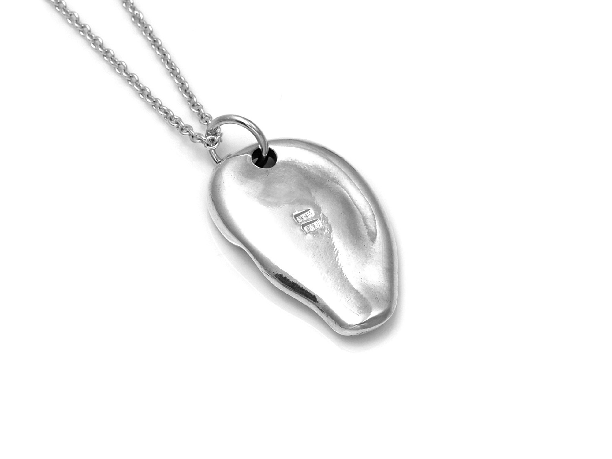 Öra Halsband, Anatomiskt Smycke i Silver - 2