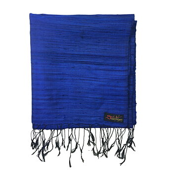Magda Electric Blue Sidensjal 