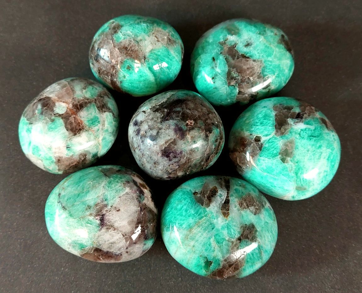 Pebbles "No Worry Stone" - Amazonit