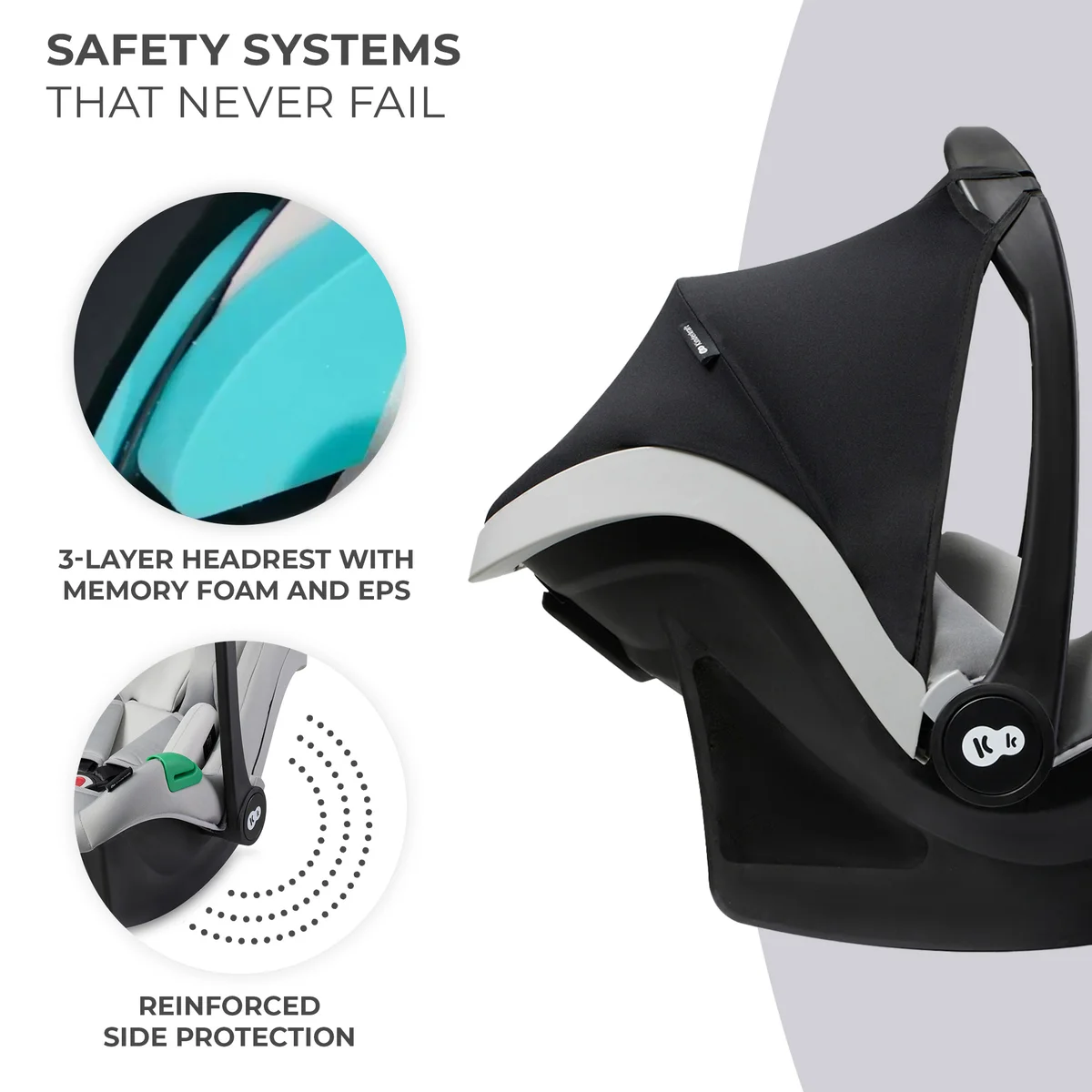 Hyra babyskydd Mink PRO i-size (för barn 0 - ca 12 mån eller upp till 13kg) - 6