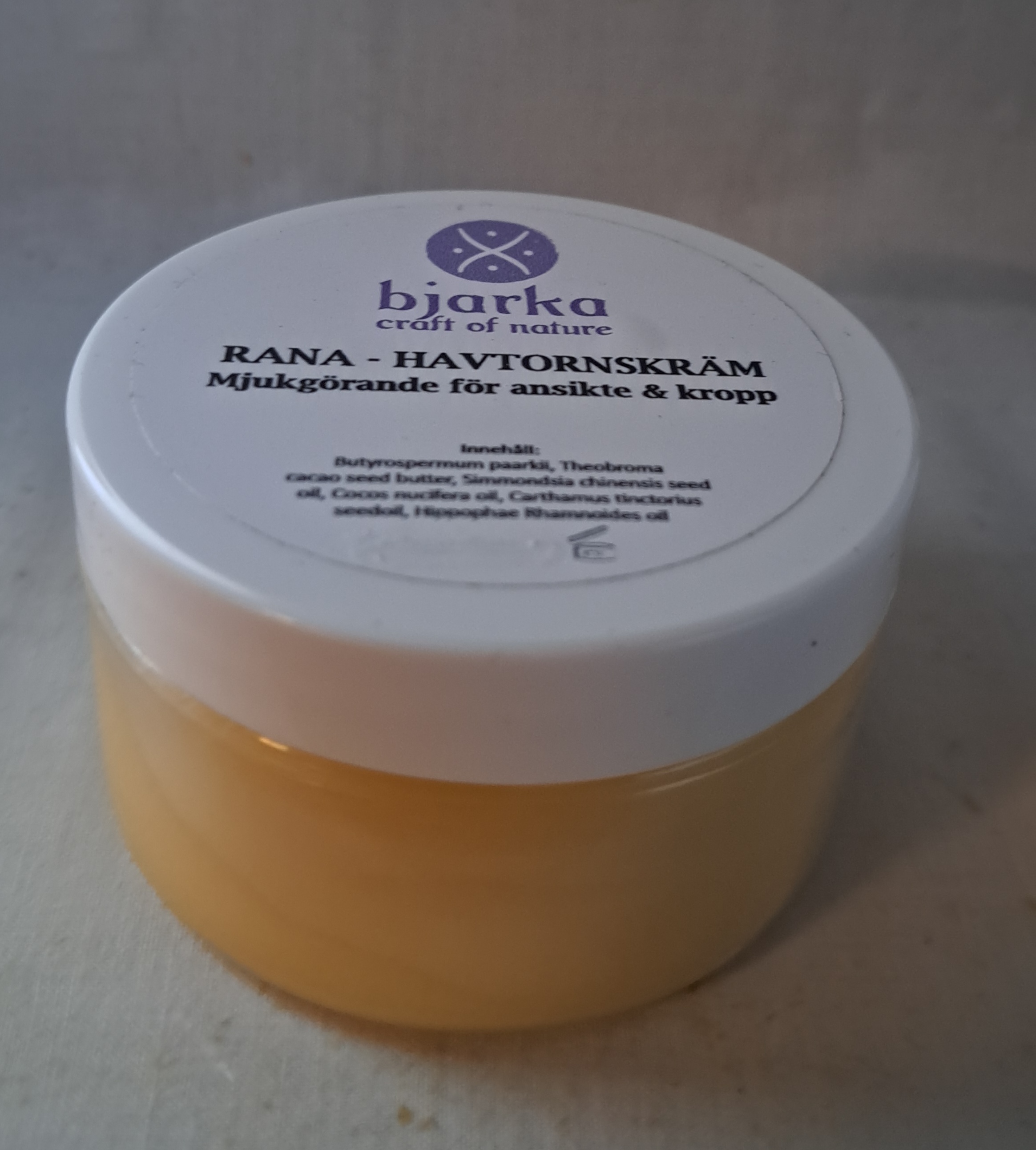 Naturlig Bodybutter-medium -havtorn-Rana