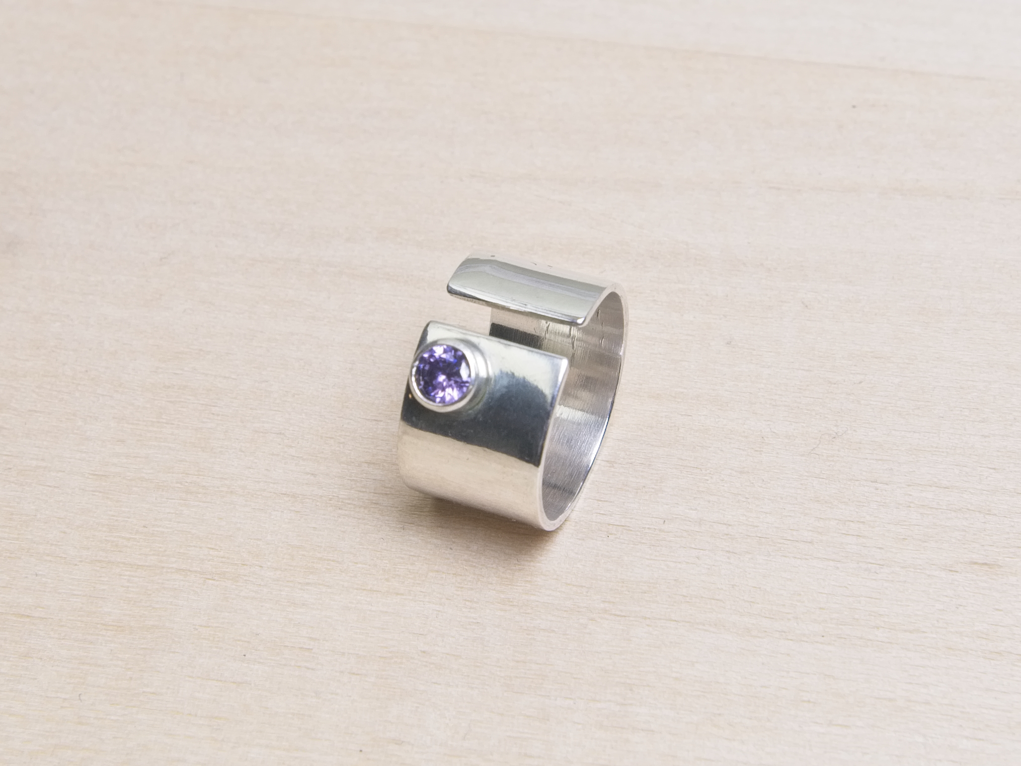 Ring sterling och CZ