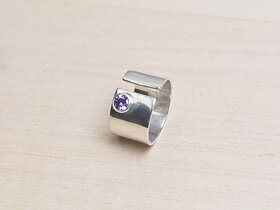 Ring sterling och CZ