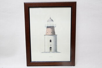 Hallo Lighthouse Plate 36x46 cm