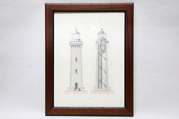 Vinga Lighthouse billboard 36x46 cm