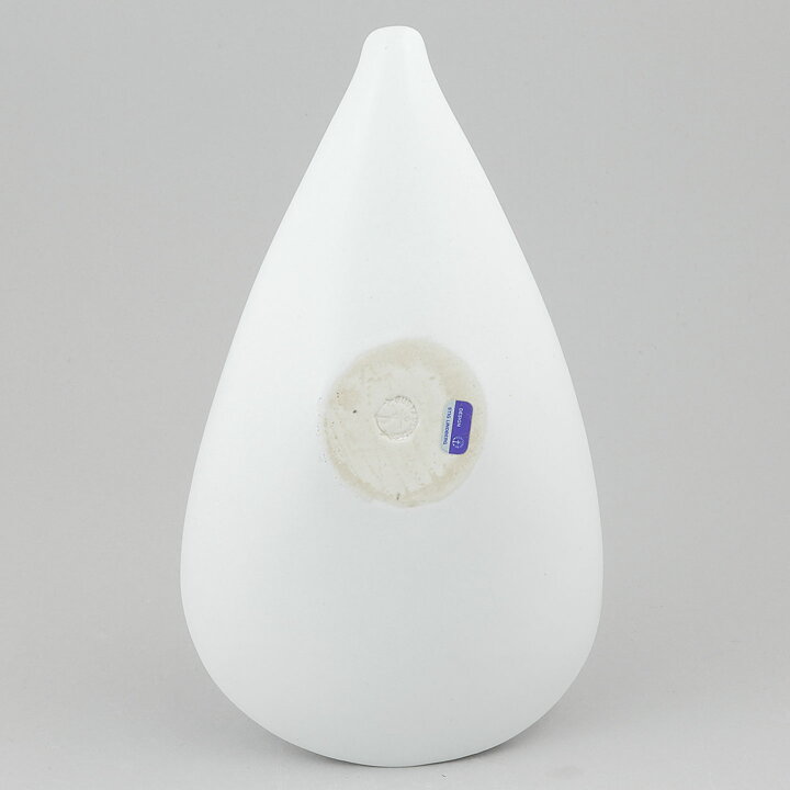 Stig Lindberg (Veckla 1950) White Sculptural Bowl 21 cm