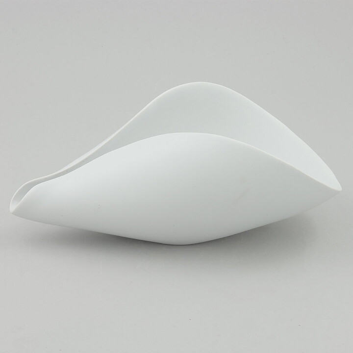 Stig Lindberg (Veckla 1950) White Sculptural Bowl 21 cm