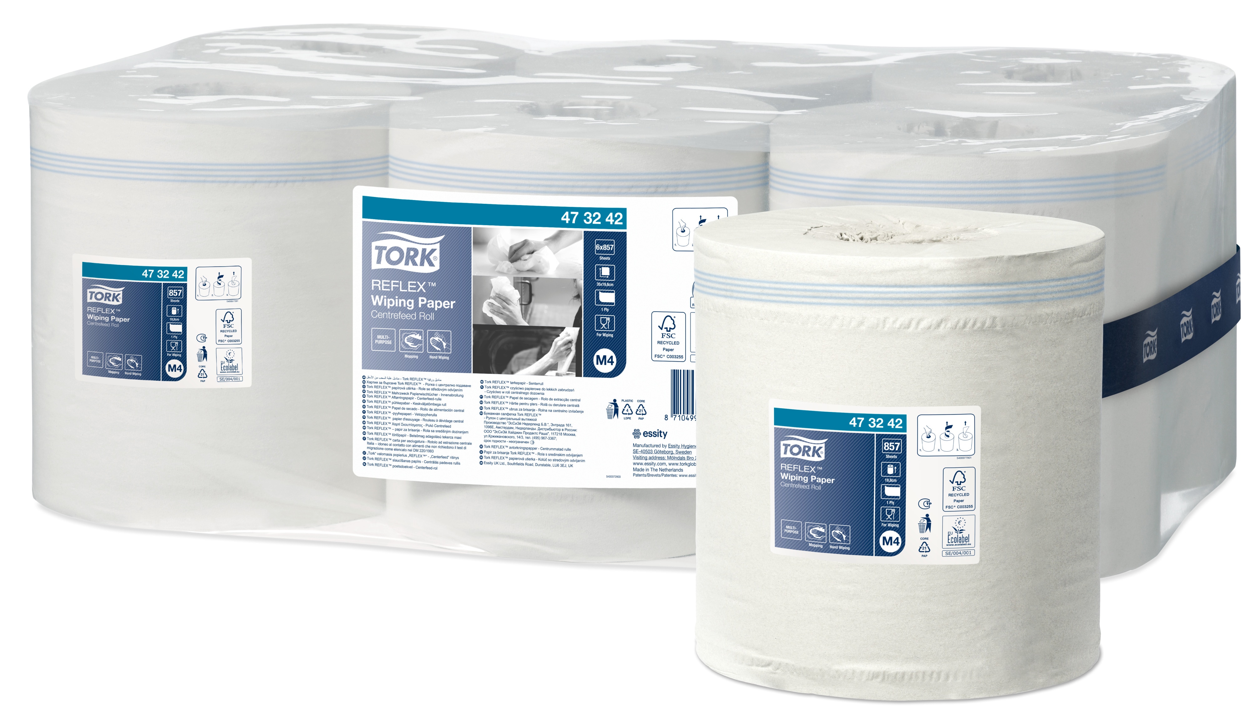 Tork Reflex® Avtorkningspapper