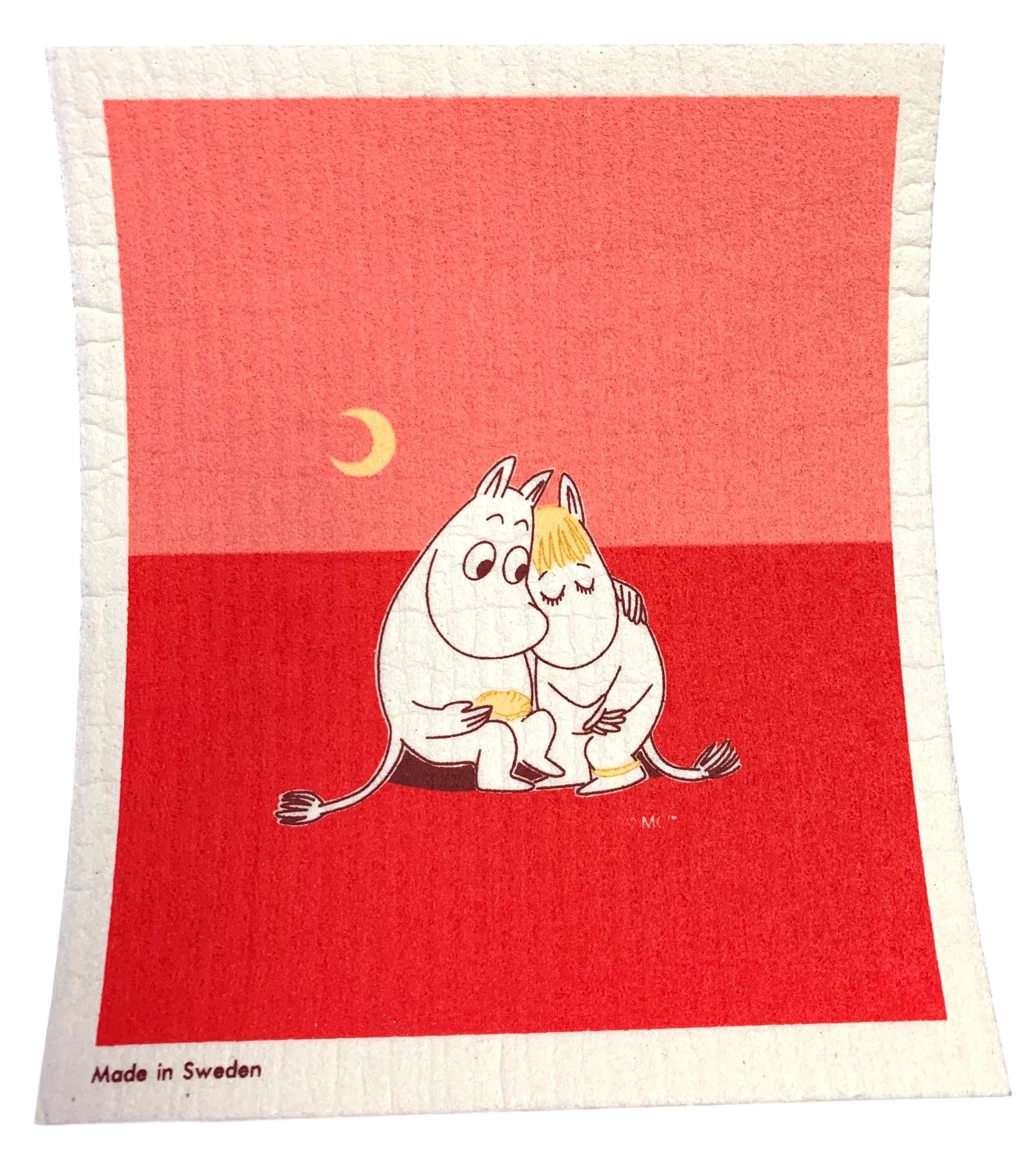 Moomin Dishcloth - Sunset Love