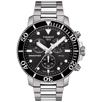 T120.417.11.051.00 Tissot Seastar 1000 Chronograph 45,5 svart