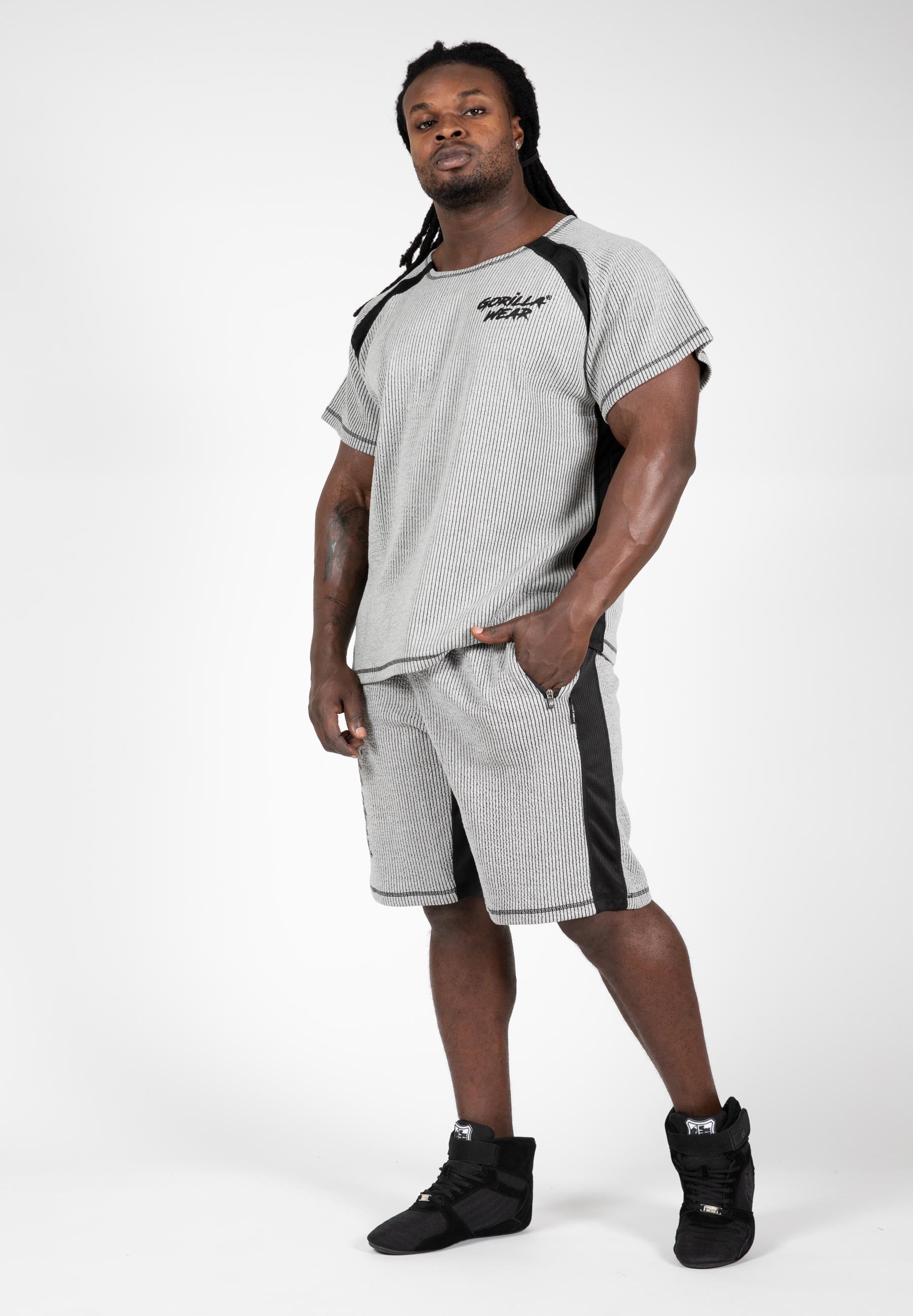 Augustine Old School Shorts, grey - 10