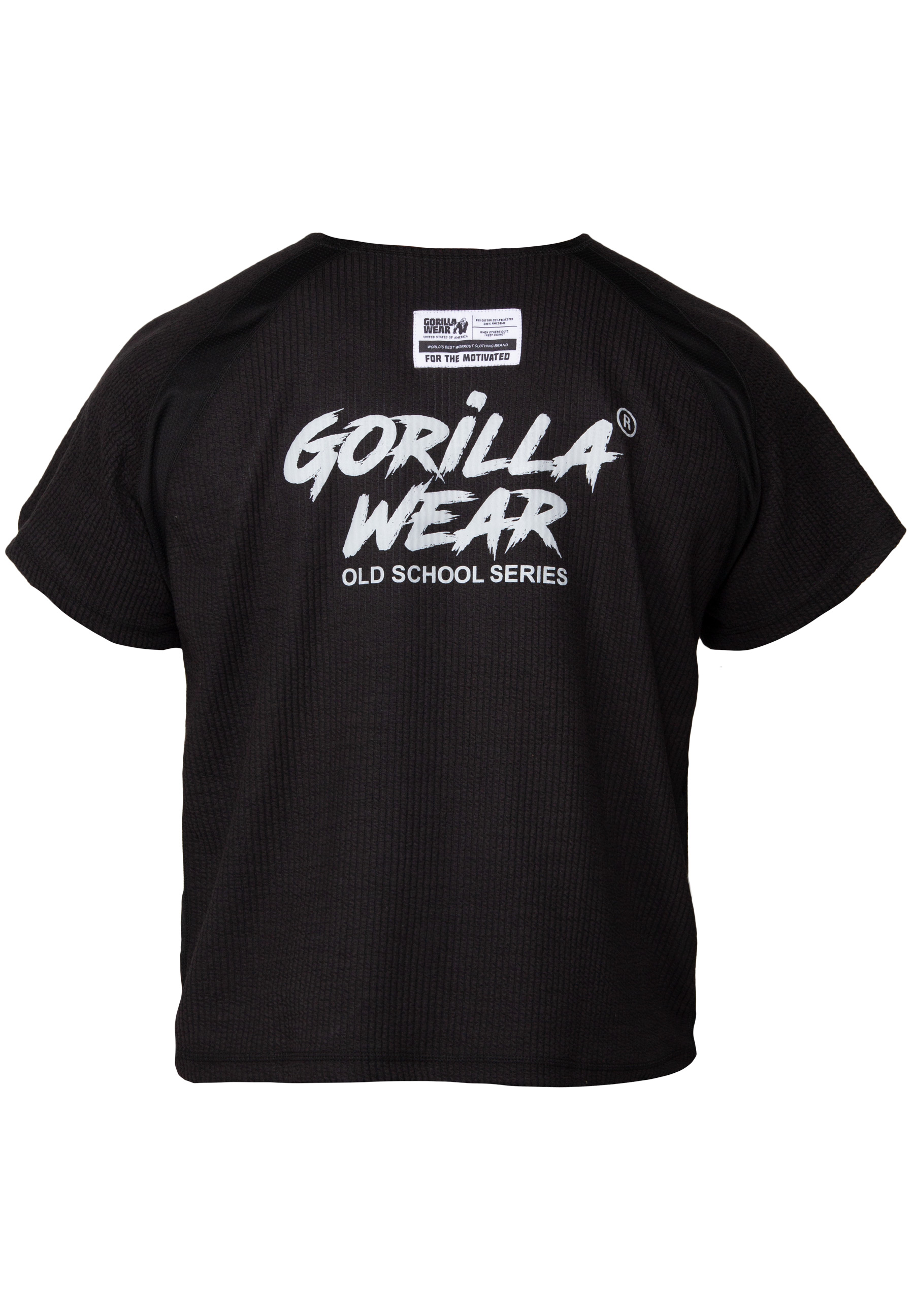 Augustine Old School Work Out Top, black - 9