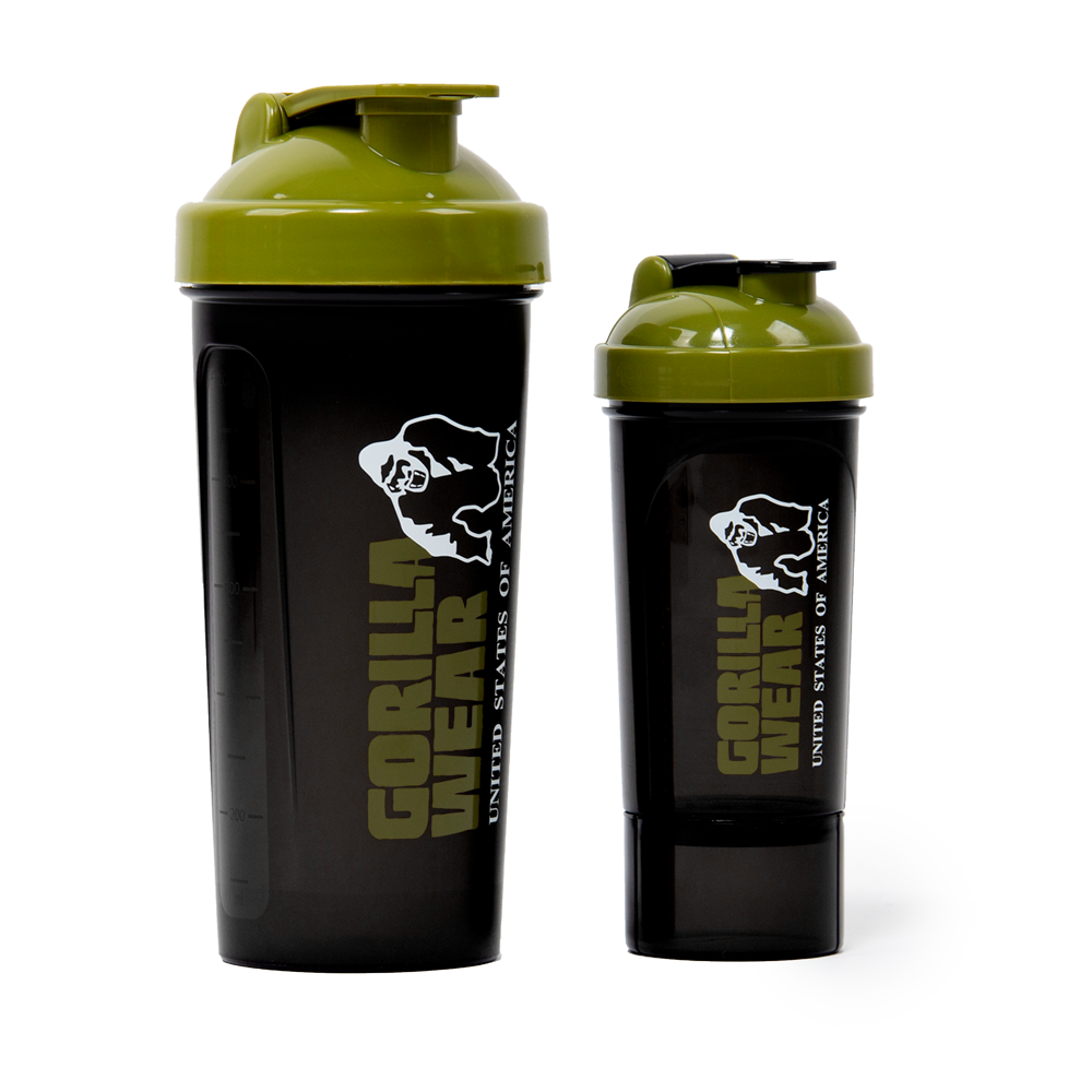 Shaker XXL 1000 ml, black/army green - 4