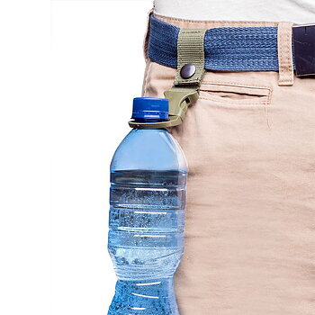 Flaskhållare till bälte för pet-flaskor 2-Pack