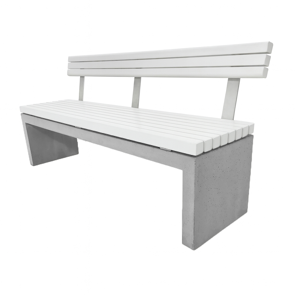 Betongbänk ryggstöd Pion - 3