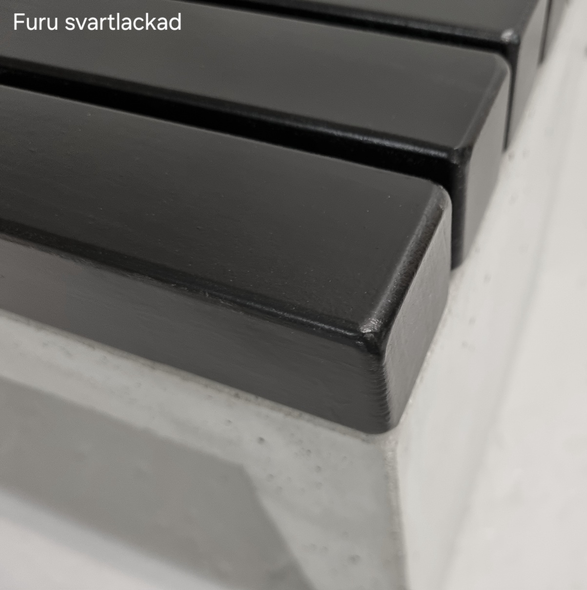 Betongbänk ryggstöd Pion - 13