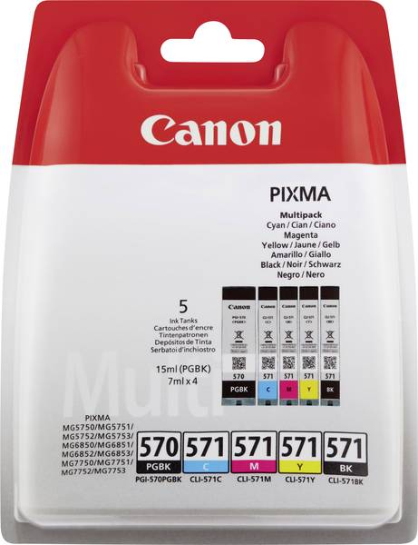 Bläck Canon PGI-570 PGBK/C/M/Y