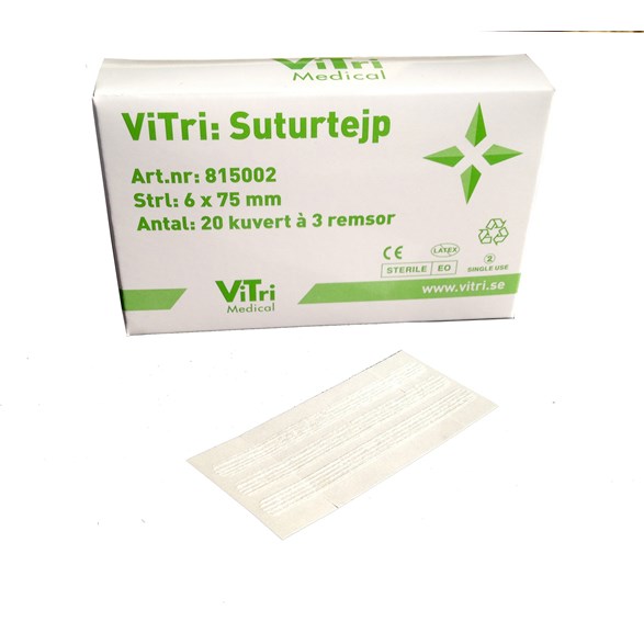 Suturtejp, ViTri