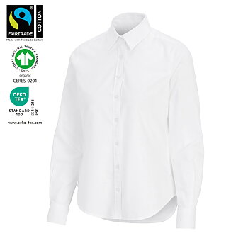 Oxford Lady, Cottover, White, Fairtrade, EKO & GOTS