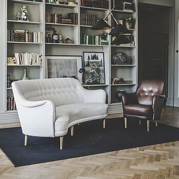 Runda Samsas sofa (Carl Malmsten) - O.H. Sjögren