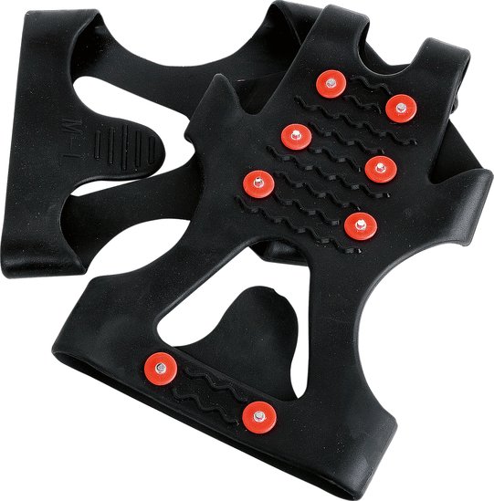 Black studs for best grip on slippery surfaces