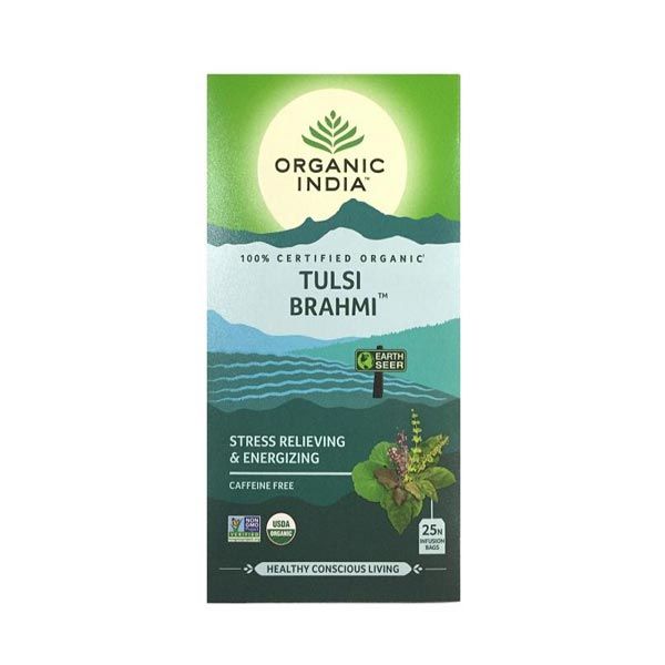 Tulsi Brahmi / Gotu Kola Te Eko, 25 tepåsar Organic India