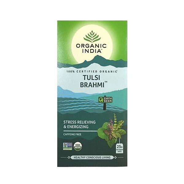 Tulsi Brahmi / Gotu Kola Te Eko, 25 tepåsar Organic India