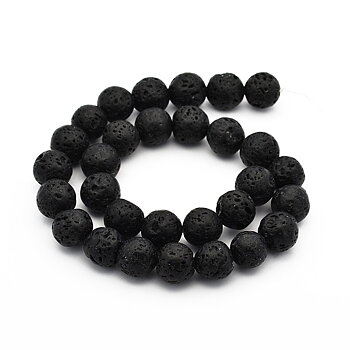 Lavasten 14mm hel sträng lava kulor