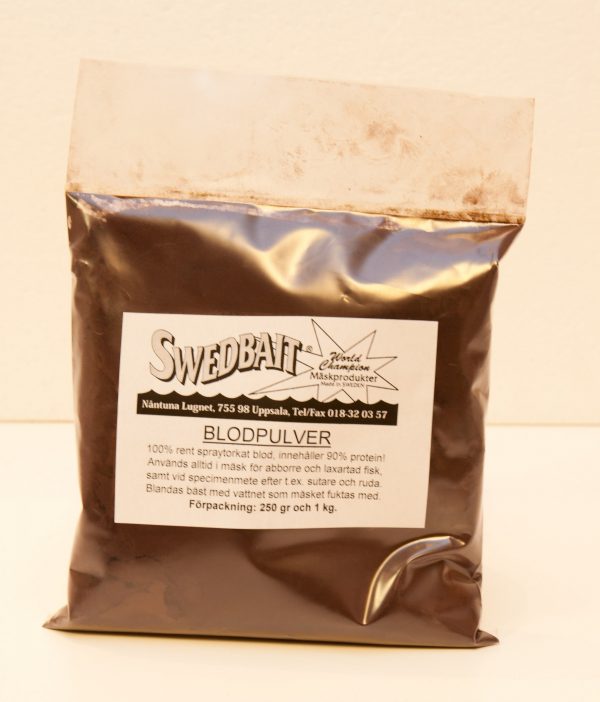 Blood powder a high protein supplement to the groundbait