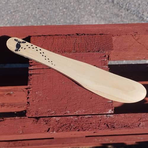 Älgsmörkniv, smörkniv med älg
