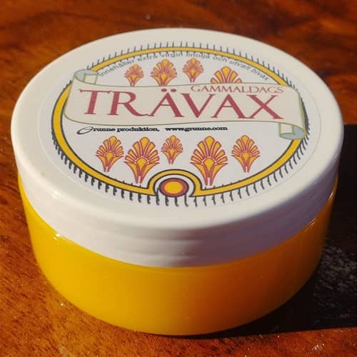 Trävax, Grunne, gammeldags 