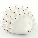 Marianne Westman (1960s) White Hedgehog with Red Spines 8 cm