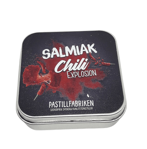 Salmiak Chili Explosion, Pastill, Pastillfabriken
